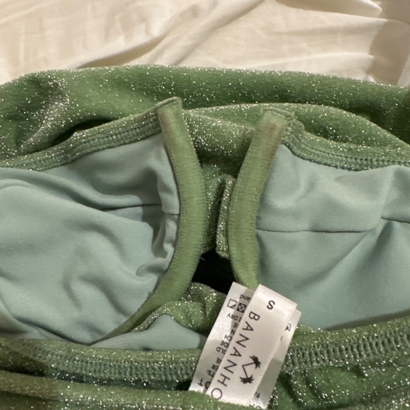 Revolve Alex Dress in Sparkly Green (Bananhot) - Picture 4 of 5